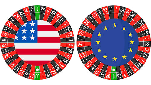 Roulette Mỹ và Roulette Châu Âu