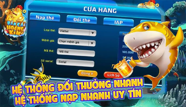 Tính năng bắn cá hoàng kim