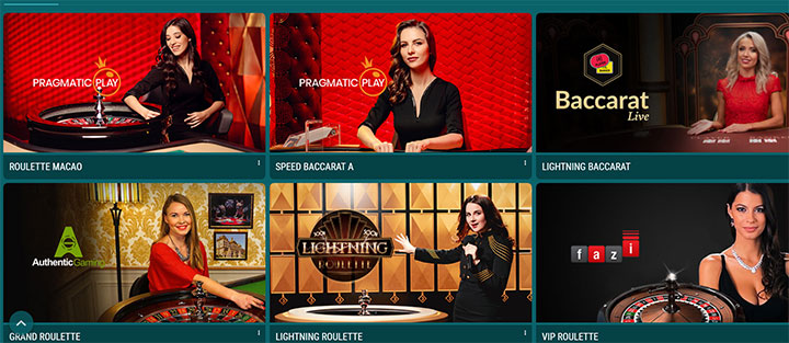 Sảnh bài Live Casino